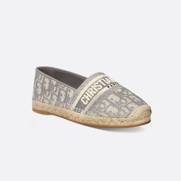 Dior Granville Espadrilles in Stone Gray - Picture 7 of 7